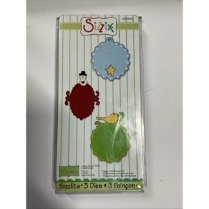 Christmas Tags Sizzix Sizzlits Die Set 655526 NEW!
